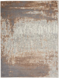 New Nourison Elation Grey Ivory 9' x 12' Rug, made in Turkey! low-profile, soft texture, easy to clean! Retails $662+