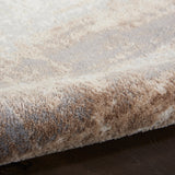 New Nourison Elation Grey Ivory 9' x 12' Rug, made in Turkey! low-profile, soft texture, easy to clean! Retails $662+