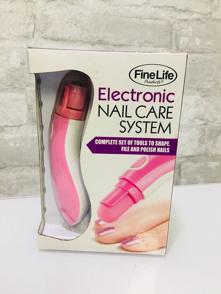 Electronic Nail Care System! Two speeds 4 Nail care heads, brush Opera The Warehouse Liquidation