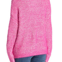 Brand new Nordstrom Item! Women's ELODIE - Oversized Crew Neck Pink Sweater, Sz XL! Retails $70+
