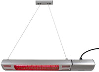 Ener-G+ HEA-21545 Outdoor Ceiling or Wall Mounted Electric Patio Heater/Infrared Heater, 1500W! Retails $199+