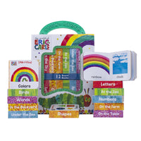 Eric Carle Take-Along Library Board books! Rounded corners and a tiny footprint make each book perfect for little hands.
