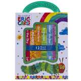 Eric Carle Take-Along Library Board books! Rounded corners and a tiny footprint make each book perfect for little hands.
