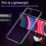 ESR Essential Zero for iPhone 11 Case, Slim Clear Soft TPU, Flexible Silicone Cover for iPhone 11 6.1-Inch (2019), Clear