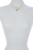 New Nordstroms! Protect yourself with this Multi Coloured Crystal Evil Eye Layered Chain Necklace by PANACEA