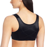 New EXQUISITE FORM Womens Posture Corrector & Full Coverage Wire Free Bra in Black Sz 36C!