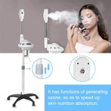 PROFESSIONAL HOT FACIAL AROMA STEAMER FOR BEAUTY SALON OR HOME USE! 220V! Facial Steamer, Professional Beauty Hot Mist, Use Single Rocker Arm Multifunctional Floor Skin Care Aroma Steamer Machine for Moisturizing Wrinkle Removal! Retails $362 W/TAX!