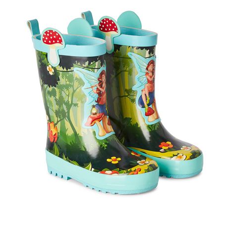 New with tags! Fairy George Toddler Girls' Rain Boots Sz 12