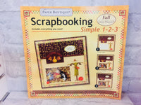 Brand new Scrapbooking Simple 1-2-3 "Fall" Debbie Mumm (Paper Boutique) Paperback!