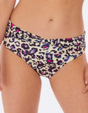 New with tags! FANTASIE  Bonito Twist Bikini Brief Amethyst, Sz XL! Retails $45+