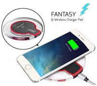 New, package has slight damage! Crystal Fantasy Qi Wireless Charger For iPhone, Samsung and Android (Black)