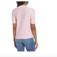 Brand new Women's Caslon Faux Wrap Sweater, Pale Pink, Sz M! Retails $75+
