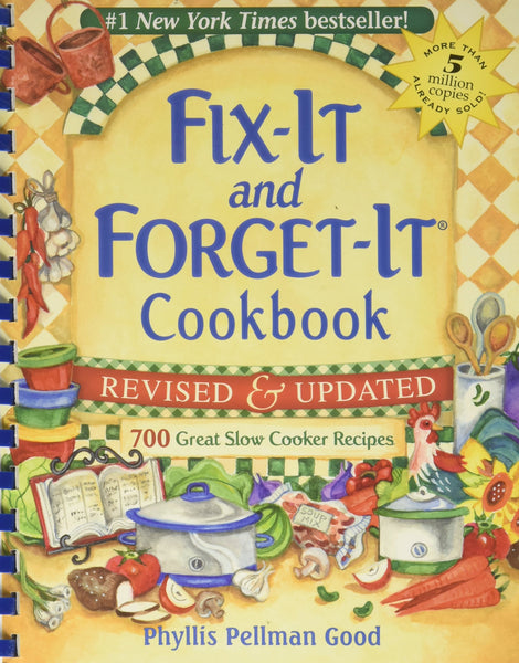 Brand new Fix-It and Forget-It Cookbook: Feasting with Your Slow Cooker, Paperback, 224 Pages!