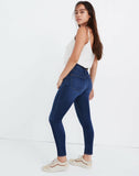 NWT! Fidelity Jeans Gwen Raw Step Hem High Rise Skinny Political Blue Women's Sz 29! Retails $208+