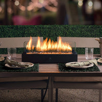 Bond 50857a Lara Tablefire Lp Gas Firebowl! Unique design allows you to insert the firebowl through the existing umbrella hole on your patio table, while the propane tank safely sets underneath.