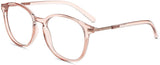 Firmoo Blue Light Blocking Glasses Computer Eyeglasses for Screen, Anti Blue Light Glasses with Anti Eyestrain & UV Glare Cute Pink Round Frame for Women, Retails $43+