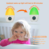 New in box! FiveHome Kids Alarm Clock, Children's Sleep Trainer, 7 Color Wake Up Light & Night Light, Sleep Timer -Teaches Child When Fine to Wake Up