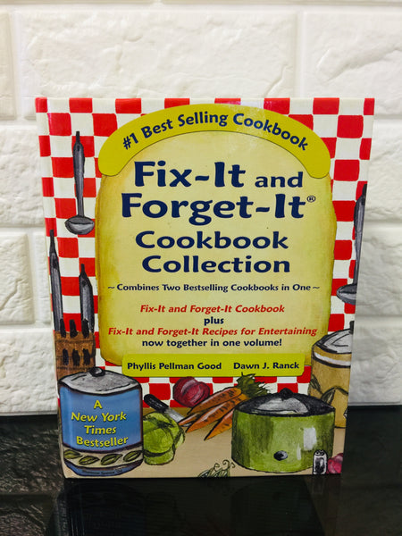 New Fix it and Forget It Cookbook Collection Hardcover! Combines 2 best selling cookbooks in one!