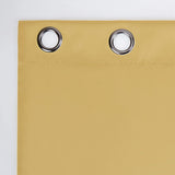 New Sun Zero Oslo Theater Grade Extreme 100% Blackout Grommet Curtain Panels, 52" X 84" each panel in Flax Yellow! Winner can buy 1 more set at winning bid!