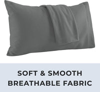 Super Soft Extra Plush Fleece Sheet Set. Cozy, Warm, Durable, Smooth, Breathable Winter Sheets. Christina Collection (King, Charcoal)