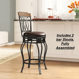 Brand new Fully Assembled Callis Swivel Bar Stools (Set of 2), Seat Height 29", Retails $276.99+ on Sale