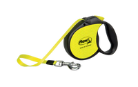 New Flexi Retractable Neon Tape Dog Leash, 5 Meter, Sz L