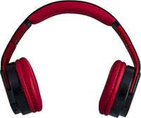 New TekNmotion (TM-FLIPSOUNDZR) Bluetooth Headset Flip Soundz Bluetooth Headset/Flip Out Earpiece and turns into a Speaker with 40mm Gaming Class Driver, 2.1 Stereo Headset, and Omni Directional mic - Red