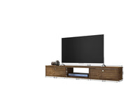 Brand new in box! 5 Foot 3 inch Manhattan Comfort Liberty Floating Panel in Rustic Brown! Great to use as a Floating Tv Stand/Desk! Made In Brazil!