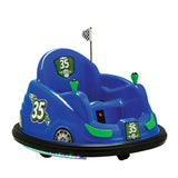 New in box! Flybar 6V Bumper Car, Battery Powered Ride On, Fun LED Lights, Includes Charger, Blue! Age: 18 months - 4 years, Safe for Interior Walls!