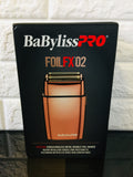 New in box! BaByliss Pro FoilFX02 Metal Double Foil Shaver, gold! Retails $125+