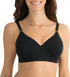 New Fruit of the Loom Womens Seamless Wire Free Lift Bra in Black, Sz 36C/34D!