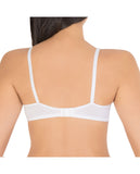 New Women's Lightly Padded Wirefree Bra by Fruit of the Loom, sz 36C, white