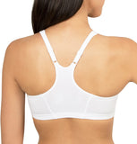 Brand new Fruit of the Loom Women's Shirred Front Built-Up Sports Bra, Sz 44 White