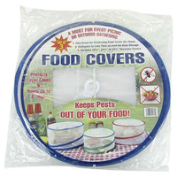 Food Covers (Set of 3) Protects your food from unwanted pests! Great for camping, picnics, bbq's, etc!