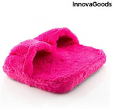 InnovaGoods Foot Massager, Pink! Relieve tired muscles of your feet! Independent chambers fill with air to apply pressure to those tired feet! box has slight damage, contents are perfect