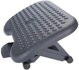 New Foot Rest, Adjustable Massage Under Desk Foot Rest Comfort Ergonomic Exercising Footrest for Home, Office, Under Desk Support With Foot Massager