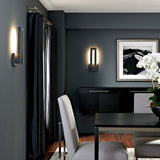 Modern Forms Forq 2-Light Indoor/Outdoor Armed Sconce in Graphite Grey! Retails $430+
