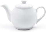 New Fox Run Earthenware Teapot, 55-Ounce, White