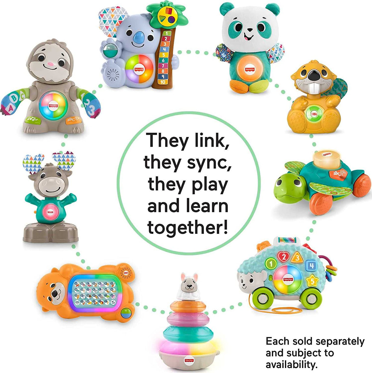 New in box! Fisher-Price Linkimals Counting Koala – English Edition, m ...