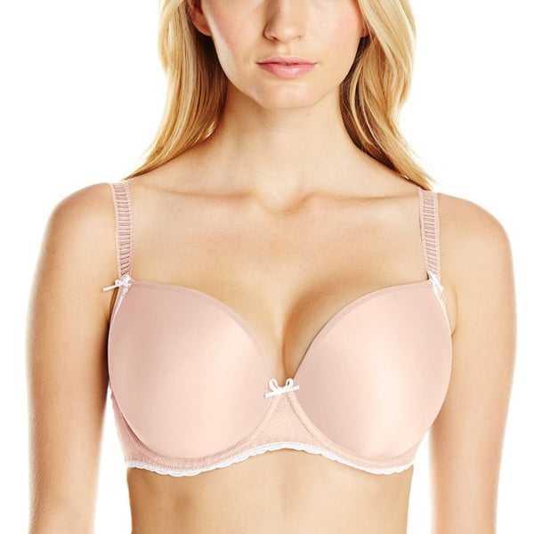 New with tags! Freya Deco Vibe Womens Underwire Molded Plunge Bra with J Hook, 36D, Blush, Retails $69+