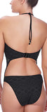New with tags! Freya Womens Sundance Underwire High Neck One-Piece Swimsuit, Black! Sz 36DDD/38DD, M! Retails $130+