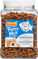 New sealed Friskies Party Mix Cat Treats, Ocean Crunch - 454 g! BB 8/23