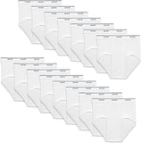 New Fruit of the Loom Mens Brief, 15 Pack, White, Sz M! Wicks away moisture so you can stay cool and dry