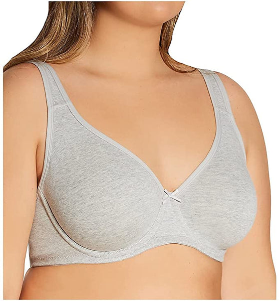 New Fruit of the Loom Womens Ft813 Full Coverage Bra, heather grey