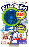 New Little Kids Fubbles Big Bubble Fan! Blows BIG Bubbles and Streams of Bubbles! Blue