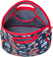 Funkins Insulated Lunch Bag for Kids | Spacious, Durable, Machine Washable | Premium Quality | Interior Pocket & Name Tag | Easy to Pack, Folds Flat for Storage | Large Size, Transportation! Retails $25+