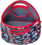 Funkins Insulated Lunch Bag for Kids | Spacious, Durable, Machine Washable | Premium Quality | Interior Pocket & Name Tag | Easy to Pack, Folds Flat for Storage | Large Size, Transportation! Retails $25+