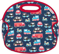 Funkins Insulated Lunch Bag for Kids | Spacious, Durable, Machine Washable | Premium Quality | Interior Pocket & Name Tag | Easy to Pack, Folds Flat for Storage | Large Size, Transportation! Retails $25+