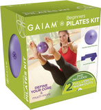 New in box! GAIAM BEGINNER PILATES KIT! Includes Ball, resistance band & instructional DVD!