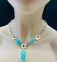 New Stunning Statement Necklace by GARBO! Includes Gift Box!